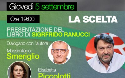 Visionaria Fest 2024, giovedì 5 settembre presentazione del libro di Sigfrido Ranucci, “La Scelta”